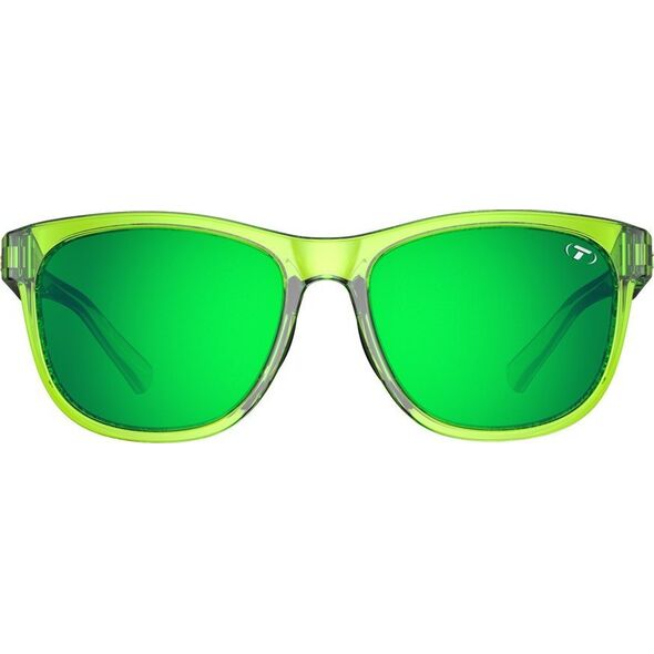 TIFOSI Okulary TIFOSI SWANK hyper lime (1 szkło Green Mirror AR xx % transmisja światła) (PREMIERA: 2024-05-15) (NEON LIGHTS LINE) (NEW 2024)