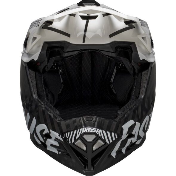 Bell Kask full face BELL FULL-10 MIPS SPHERICAL fasthouse matte gloss white black roz. XL/XXL (59-63 cm) (NEW)