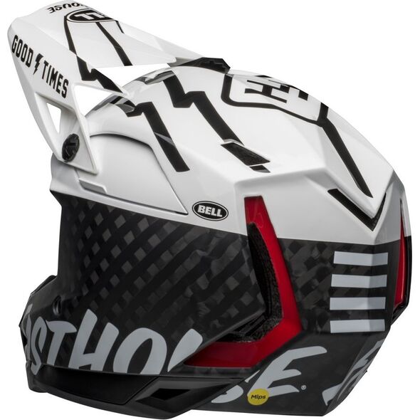 Bell Kask full face BELL FULL-10 MIPS SPHERICAL fasthouse matte gloss white black roz. XL/XXL (59-63 cm) (NEW)