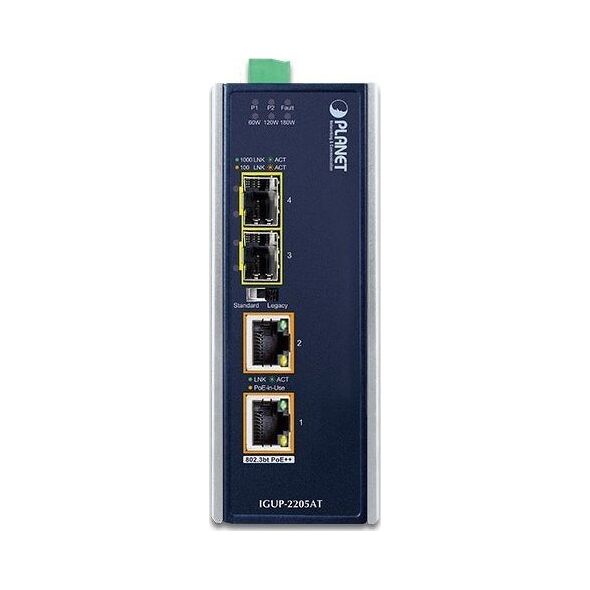 Konwerter światłowodowy Planet PLANET IGUP-2205AT konwerter sieciowy 1000 Mbit/s Multifunkcyjny, Pojedynczy Niebieski