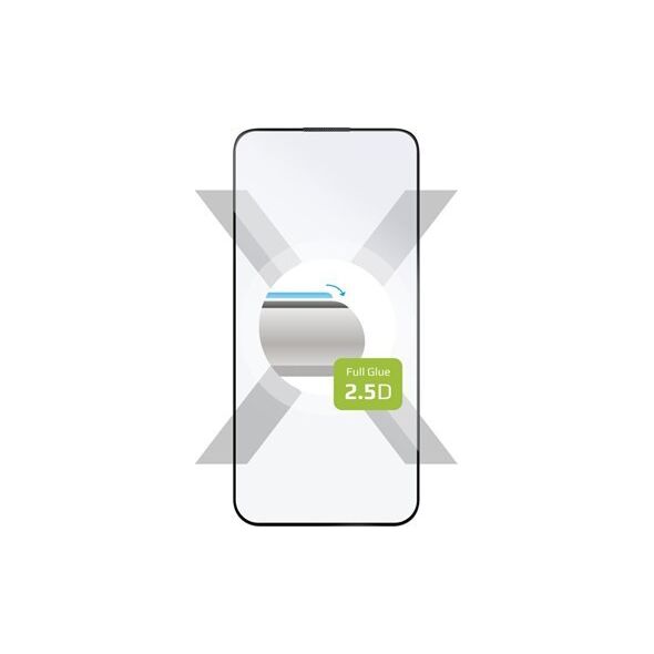 Fixed Fixed | Full Cover 2.5D | Screen protector | Apple | iPhone 15 | Tempered Glass | Black