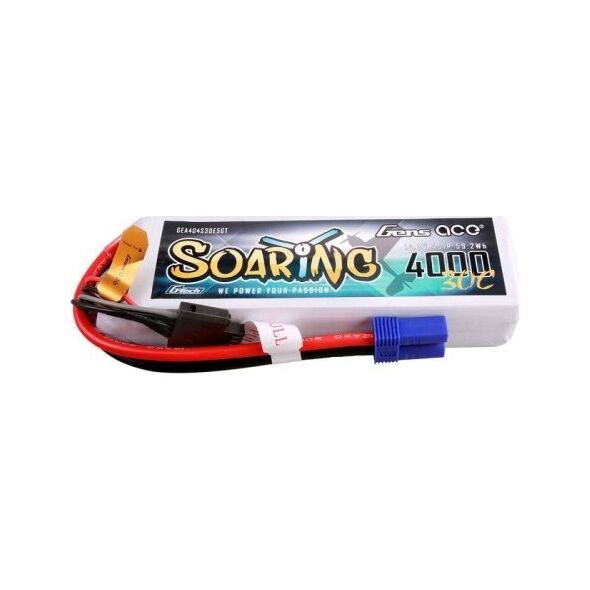 Gens Ace Akumulator Gens ace G-Tech Soaring 4000mAh 14.8V 30C 4S1P Lipo Battery