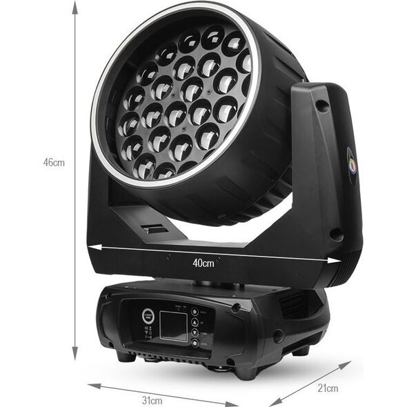 LIGHT4ME LIGHT4ME VENOM WASH 28x15 RING głowica ruchoma LED oświetlacz sceniczny