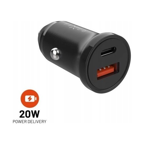 Ładowarka Fixed Fixed | Car Charger USB-C/USB, 20W | FIXCC20N-CU-BK