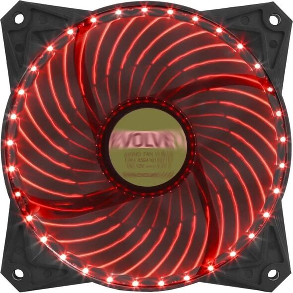 Ανεμιστήρας Evolveo Αναπνευστήρας EVOLVEO 12L2RD 120mm, 33 LED, κόκκινο, 3pin 11250300 8594161338192