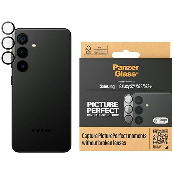 PanzerGlass Panzerglass Picture Perfect Sam S24 / S23 / S23+ 1204 Camera Lens