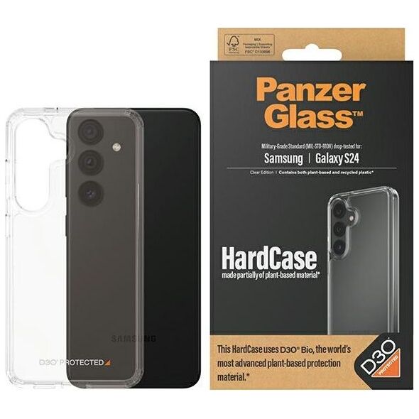 PanzerGlass Etui Panzerglass Hardcase Sam S24 S921 D3O 3Xmilitary Grade Przezroczysty/Transparent 1210