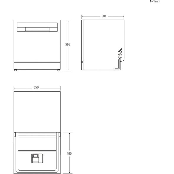 Zmywarka Candy Candy | Dishwasher | CP 8F9FFW | Free-standing | Width 55 cm | Number of place settings 8 | Number of programs 8 | Energy efficiency class F | Display | White