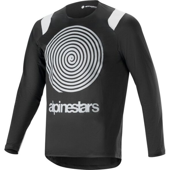 Alpinestars Koszulka długi rękaw ALPINESTARS A-SUPRA OSCAR LS JERSEY, Black Rozmiar: XL