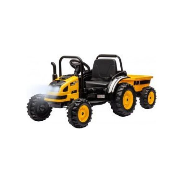 Milly Mally Milly Mally Pojazd na akumulator Traktor z przyczepą Farmer Yellow