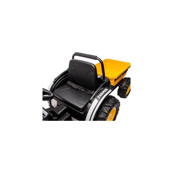 Milly Mally Milly Mally Pojazd na akumulator Traktor z przyczepą Farmer Yellow