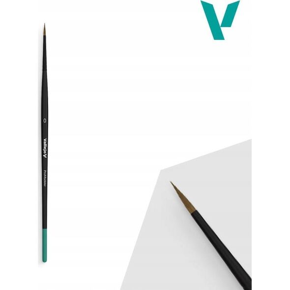 Vallejo Vallejo: B01000 - Pro Modeler - Round Brush - Natural 0