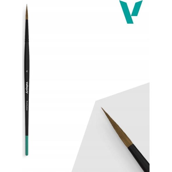 Vallejo Vallejo: B01004 - Pro Modeler - Round Brush - Natural 4