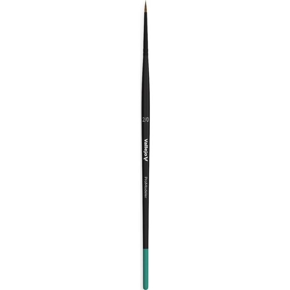 Vallejo Vallejo: B01020 - Pro Modeler - Round Brush - Natural 2/0