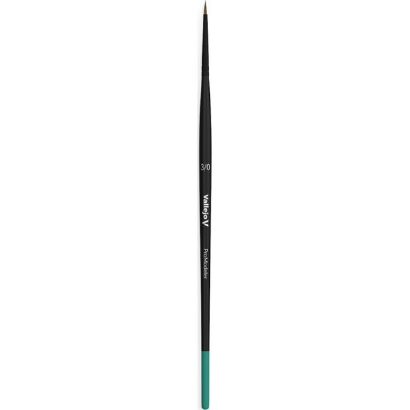 Vallejo Vallejo: B01030 - Pro Modeler - Round Brush - Natural 3/0