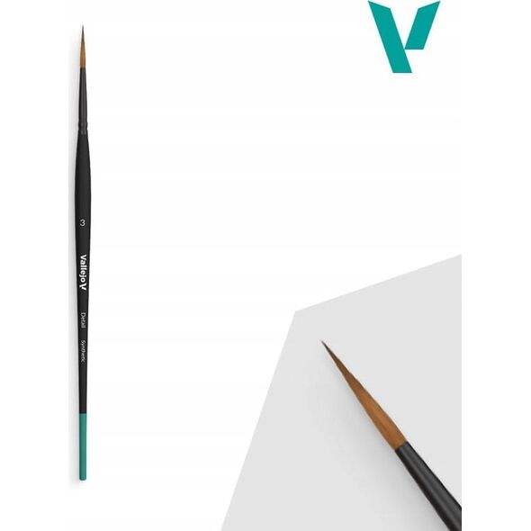 Vallejo Vallejo: B02003 - Detail - Round Brush - Synthetic 3