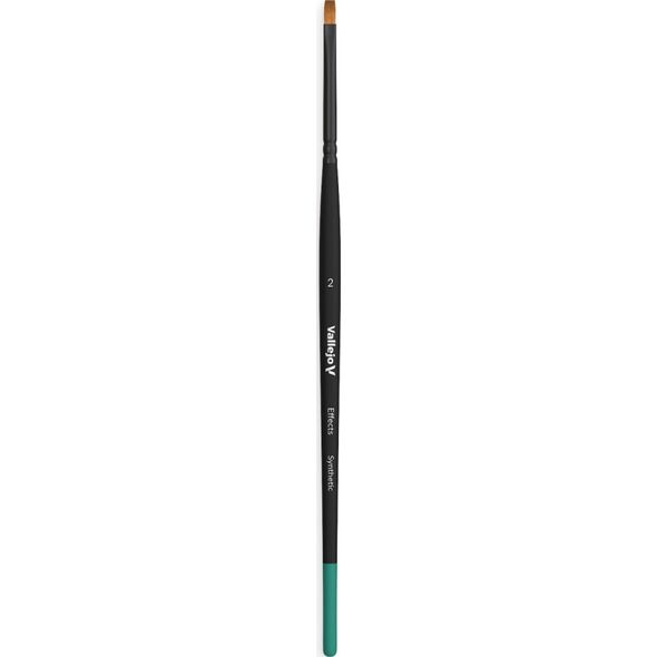 Vallejo Vallejo: B04002 - Effects - Flat Rectangular Brush - Synthetic 2