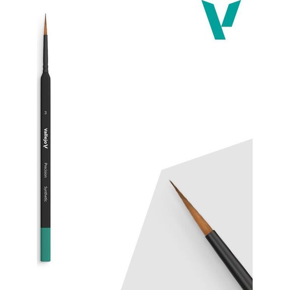 Vallejo Vallejo: B03003 - Precision - Round Brush - Triang Hand - Synthetic 3