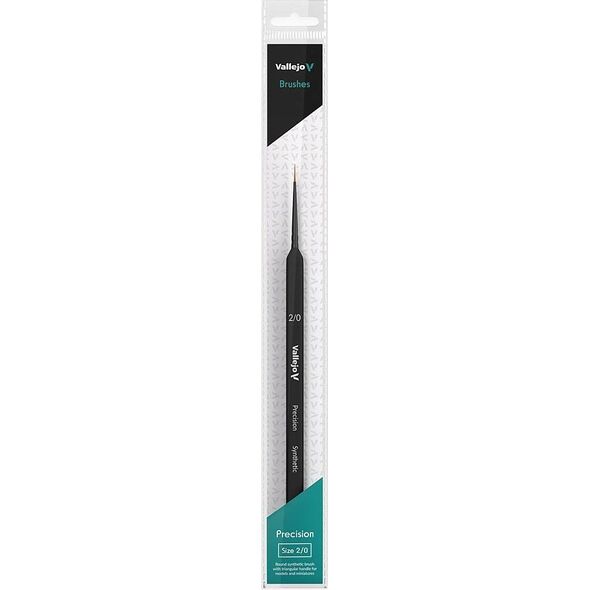 Vallejo Vallejo: B03020 - Precision - Round Brush - Triang Hand - Synthetic 2/0