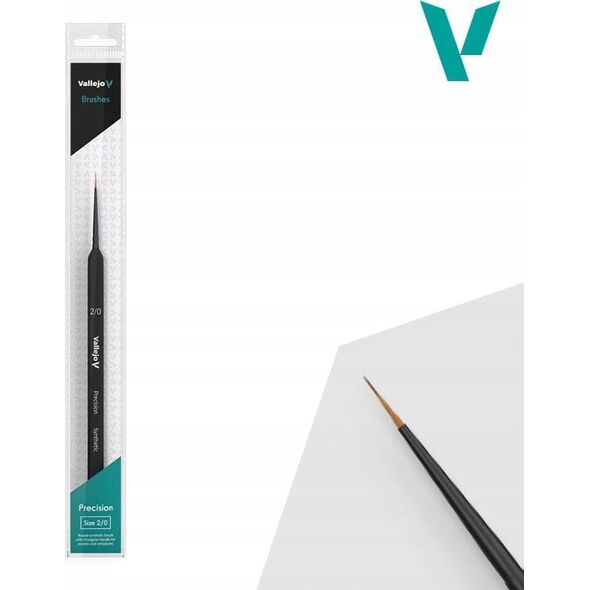 Vallejo Vallejo: B03020 - Precision - Round Brush - Triang Hand - Synthetic 2/0