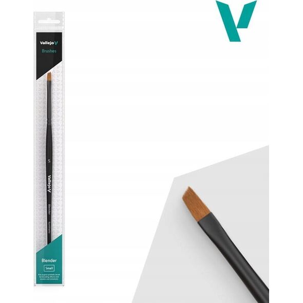 Vallejo Vallejo: B05001 - Blender - Flat Angled Brush - Synthetic S