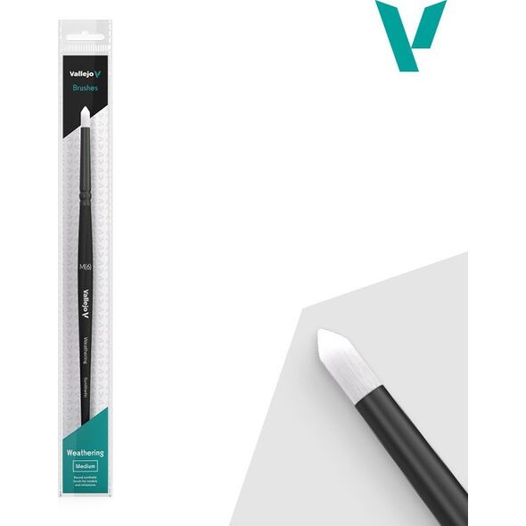 Vallejo Vallejo: B08002 - Weathering - Round Brush - Synthetic M