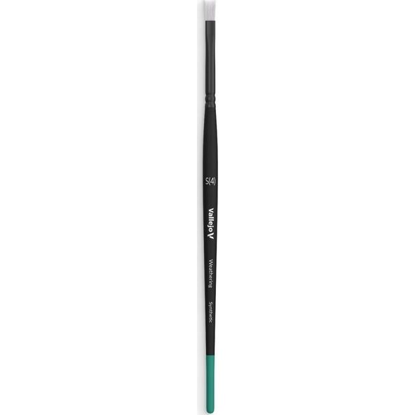 Vallejo Vallejo: B09001 - Weathering - Flat Brush - Synthetic S