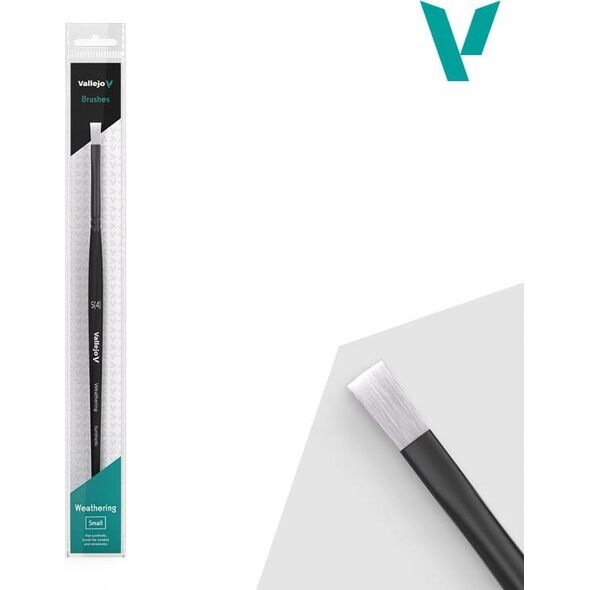 Vallejo Vallejo: B09001 - Weathering - Flat Brush - Synthetic S