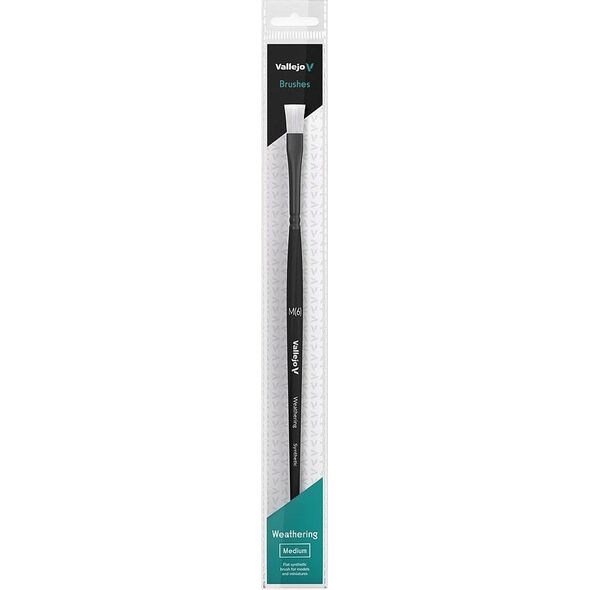 Vallejo Vallejo: B09002 - Weathering - Flat Brush - Synthetic M