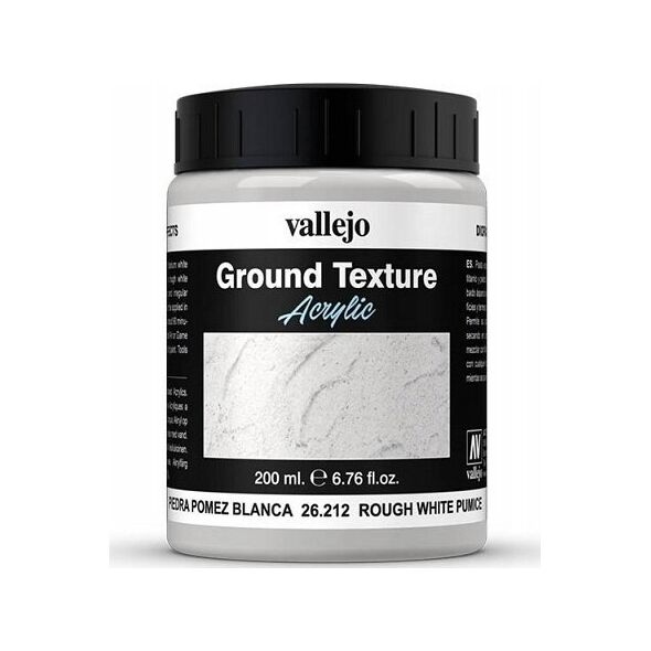 Vallejo Vallejo: 26.212 - Diorama FX - Ground Textures - White Pumice (200 ml)