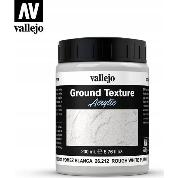 Vallejo Vallejo: 26.212 - Diorama FX - Ground Textures - White Pumice (200 ml)