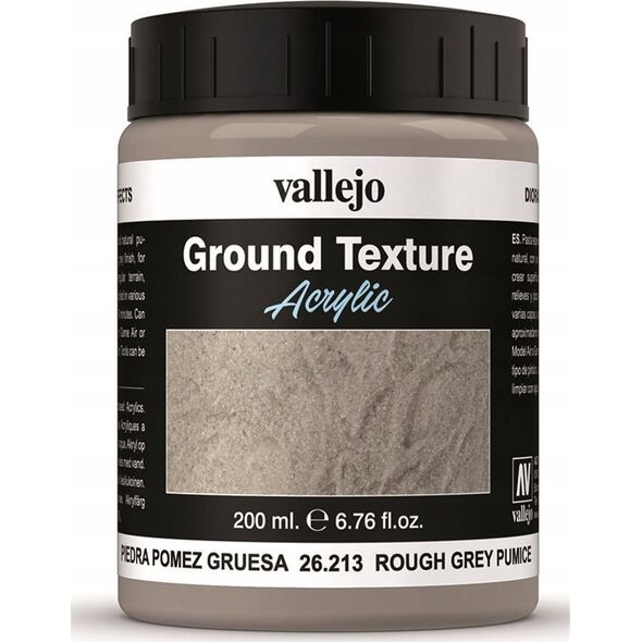 Vallejo Vallejo: 26.213 - Diorama FX - Ground Textures - Grey Pumice (200 ml)