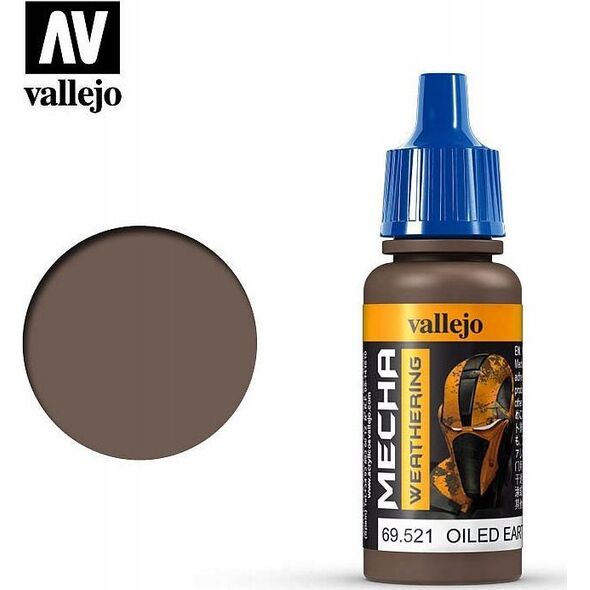 Vallejo Vallejo: 69.521 - Mecha Weathering - Oiled Earth Wash (17 ml)