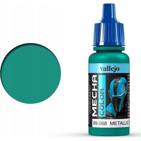 Vallejo Vallejo: 69.068 - Mecha Color - Metallic Green (17 ml)