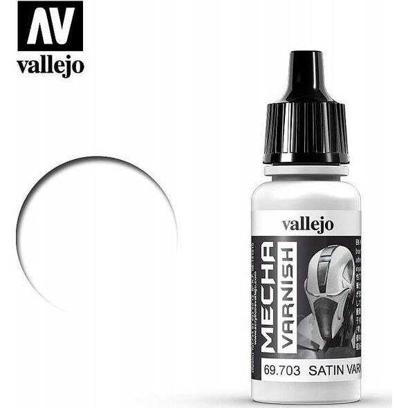 Vallejo Vallejo: 69.703 - Mecha Varnish - Satin (17 ml)