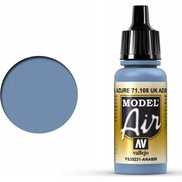 Vallejo Vallejo: 71.108 - Model Air - UK Azure Blue (17 ml)