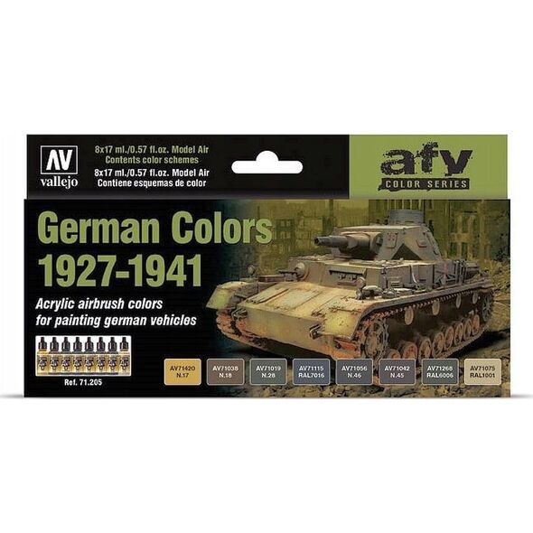 Vallejo Vallejo: AFV - German Colors 1927-1941 8x17