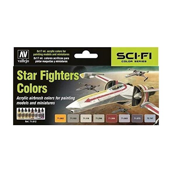 Vallejo Vallejo: Sci-fi - Star Fighters Colors 8x17 ml