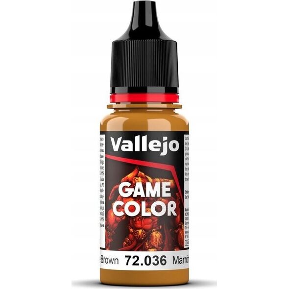 Vallejo Vallejo: 72.036 - Game Color - Bronze Brown (18 ml)