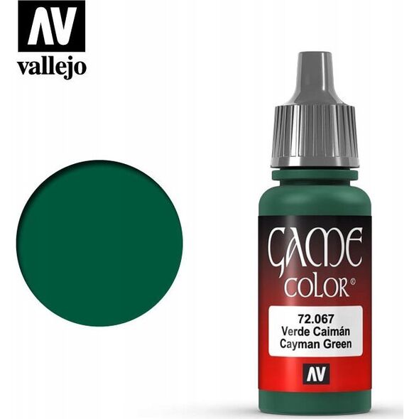 Vallejo Vallejo: 72.067 - Game Color - Cayman Green (18 ml)