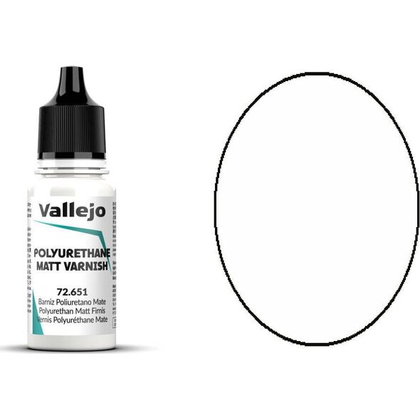Vallejo Vallejo: 72.651 - Matt Polyurethane Varnish (18 ml)