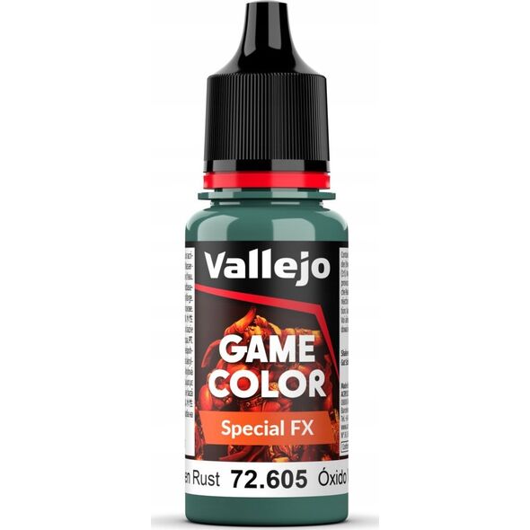 Vallejo Vallejo: 72.605 - Game Color - Special FX - Green Rust (18 ml)