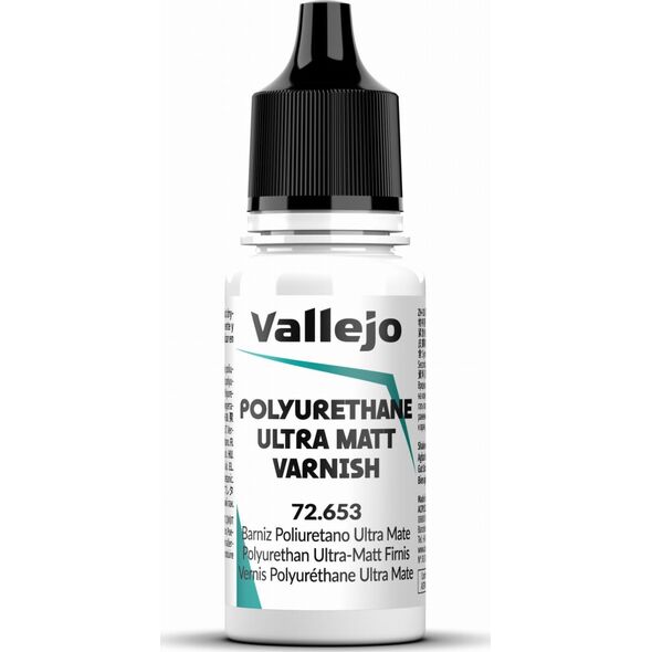 Vallejo Vallejo: 72.653 - Ultra Matt Polyurethane Varnish (18 ml)