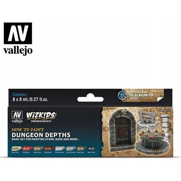 Vallejo Vallejo: Wizkids - Dungeon Dephts 8x8 ml