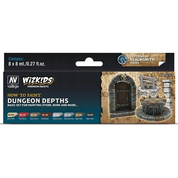 Vallejo Vallejo: Wizkids - Dungeon Dephts 8x8 ml