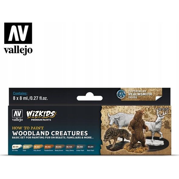 Vallejo Vallejo: Wizkids - Woodland creatures 8x8 ml