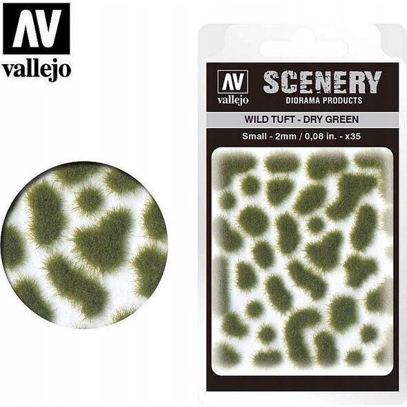 Vallejo Vallejo: Scenery - Wild Tuft - Dry Green (2 mm)x35