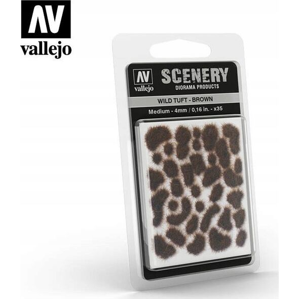 Vallejo Vallejo: Scenery - Wild Tuft - Brown (5 mm)x35