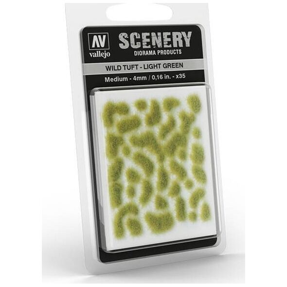 Vallejo Vallejo: Scenery - Wild Tuft - Light Green (4)x35