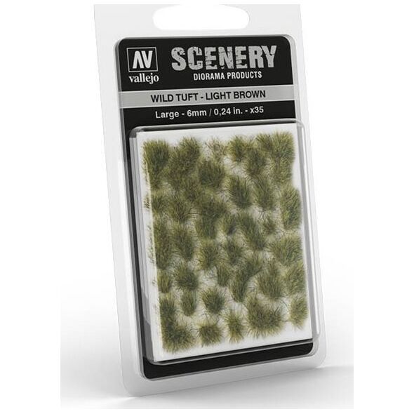 Vallejo Vallejo: Scenery - Wild Tuft - Light Brown (6)x35